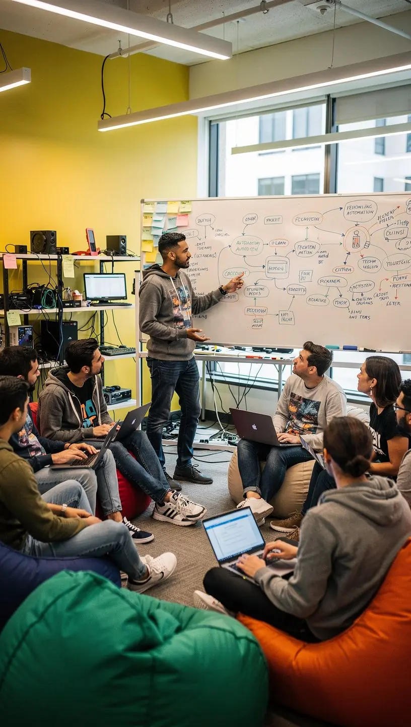 AI enhancing productivity through automation techniques.