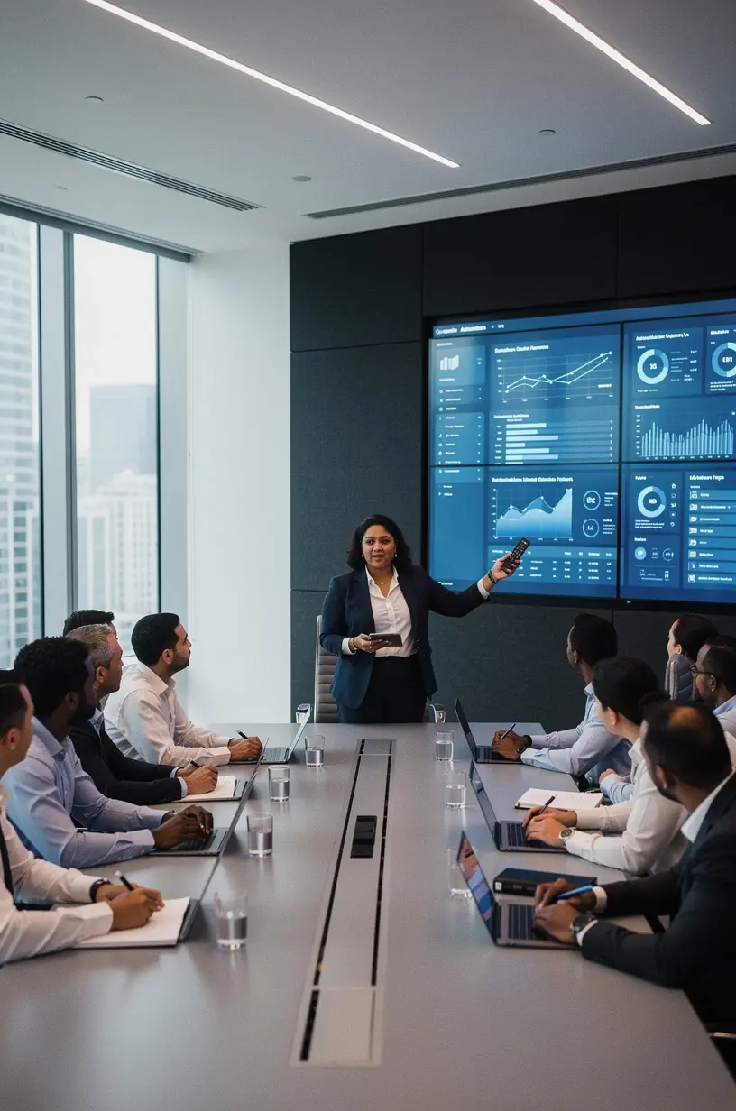 Modern office environment